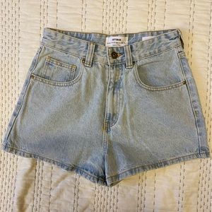 2/$15 🍦 Cotton:On High Rise Mom Shorts - A-Line - Light Wash